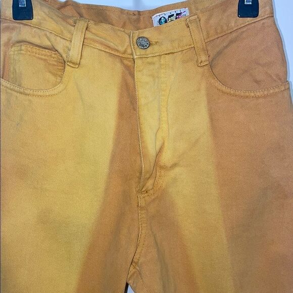 Vibrant Yellow Straight Leg Pants with High Waist - Picture 6 of 12